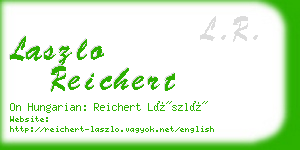 laszlo reichert business card